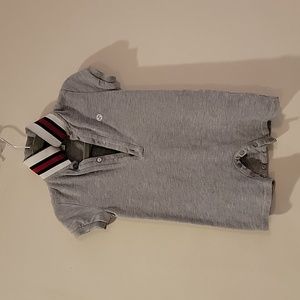 Gucci Baby Adorable Authentic Web grey romper 12/18 kids polo romper grey